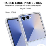 Samsung Galaxy Z Flip8 EIDERWOOD Hybrid Plastic Case - MagSafe Compatible - Transparent