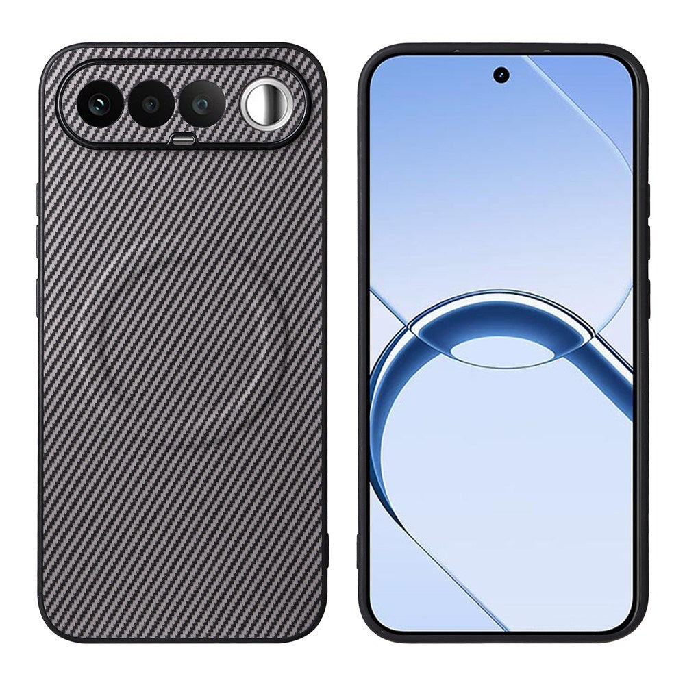 Realme 16 EIDERWOOD Hybrid Carbon Case - MagSafe Compatible - Grey
