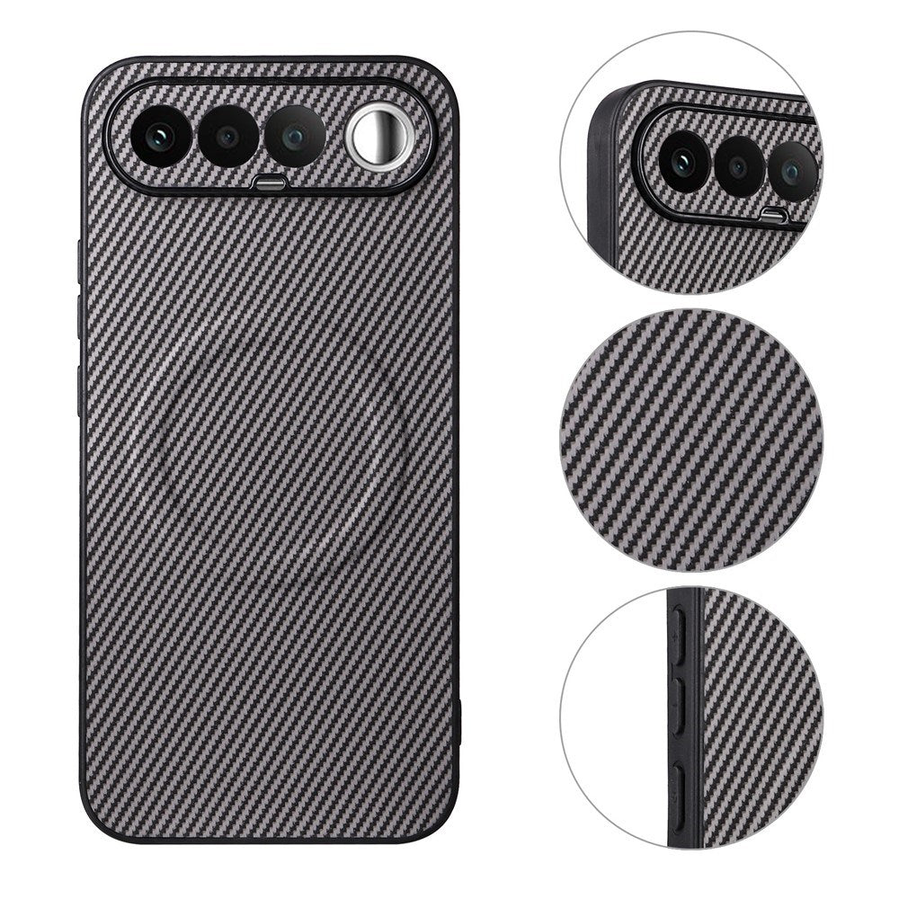 Realme 16 EIDERWOOD Hybrid Carbon Case - MagSafe Compatible - Grey