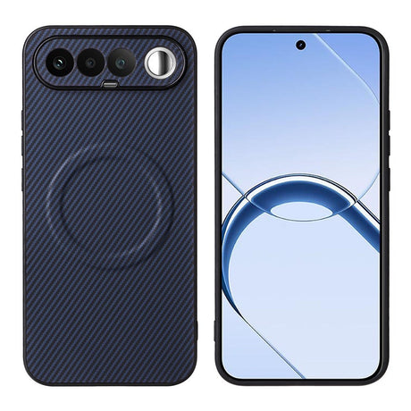 Realme 16 EIDERWOOD Hybrid Carbon Case - MagSafe Compatible - Blue