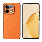 Realme 16 Pro+ EIDERWOOD Hybrid Carbon Case - MagSafe Compatible - Orange