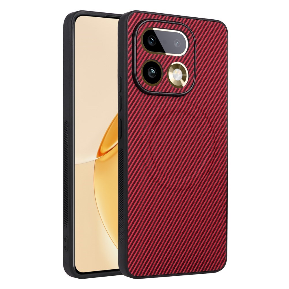 Realme 16 Pro+ EIDERWOOD Hybrid Carbon Case - MagSafe Compatible - Red