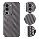 Realme C100 EIDERWOOD Hybrid Carbon Case - MagSafe Compatible - Grey
