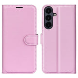 Samsung Galaxy S26 FE EIDERWOOD Flip Case with Card Holder & Stand Function - Pink