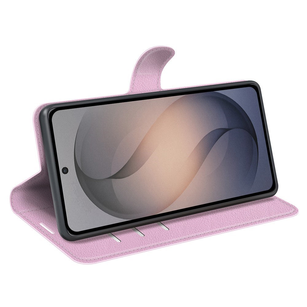 Samsung Galaxy S26 FE EIDERWOOD Flip Case with Card Holder & Stand Function - Pink