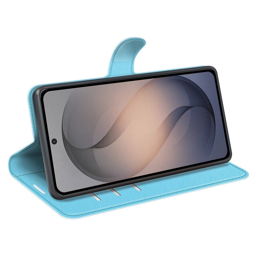 Samsung Galaxy S26 FE EIDERWOOD Flip Case with Card Holder & Stand Function - Blue
