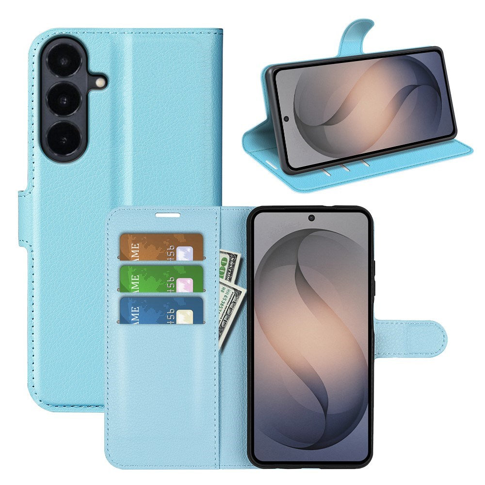 Samsung Galaxy S26 FE EIDERWOOD Flip Case with Card Holder & Stand Function - Blue
