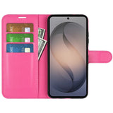 Samsung Galaxy S26 FE EIDERWOOD Flip Case with Card Holder & Stand Function - Hot Pink
