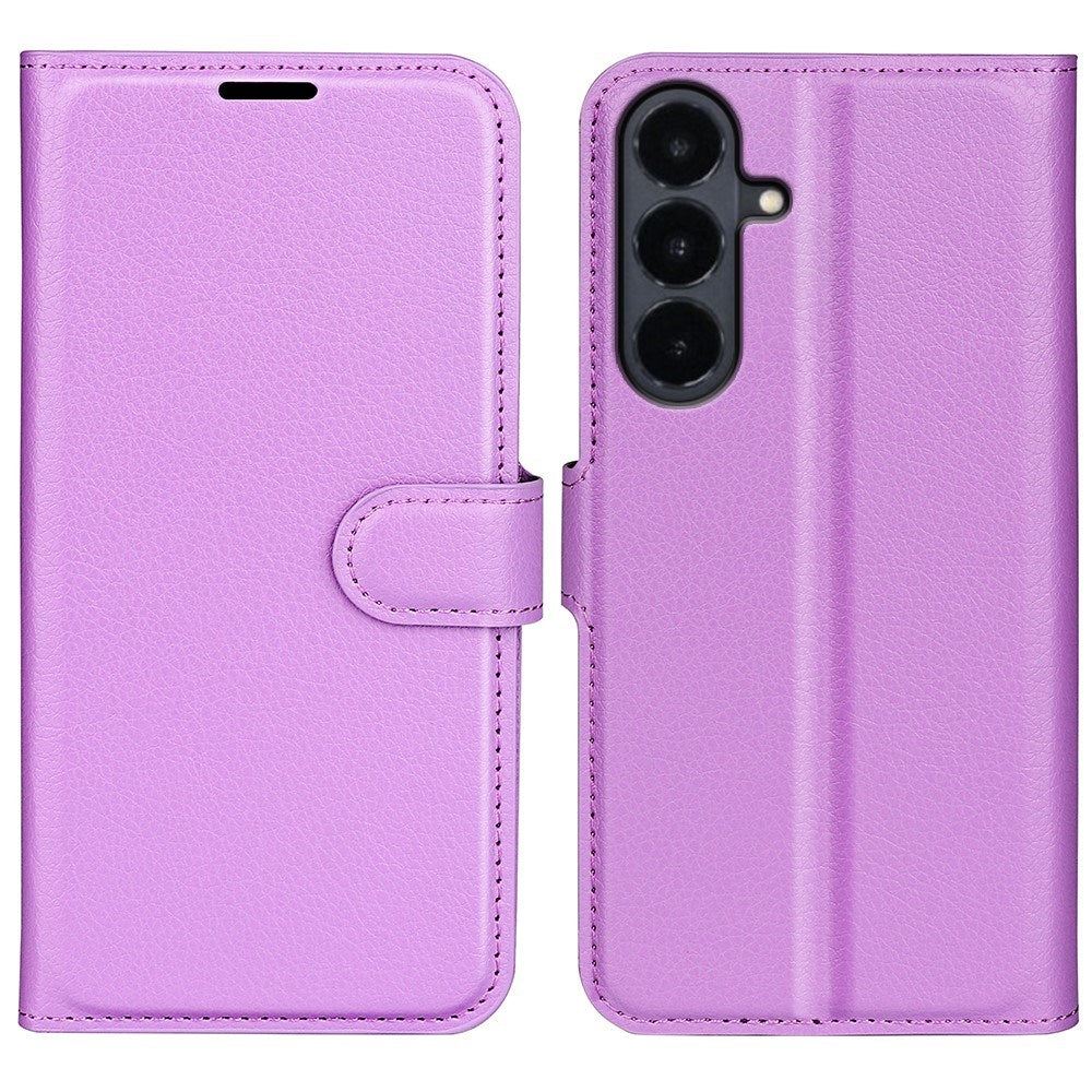 Samsung Galaxy S26 FE EIDERWOOD Flip Case with Card Holder & Stand Function - Purple