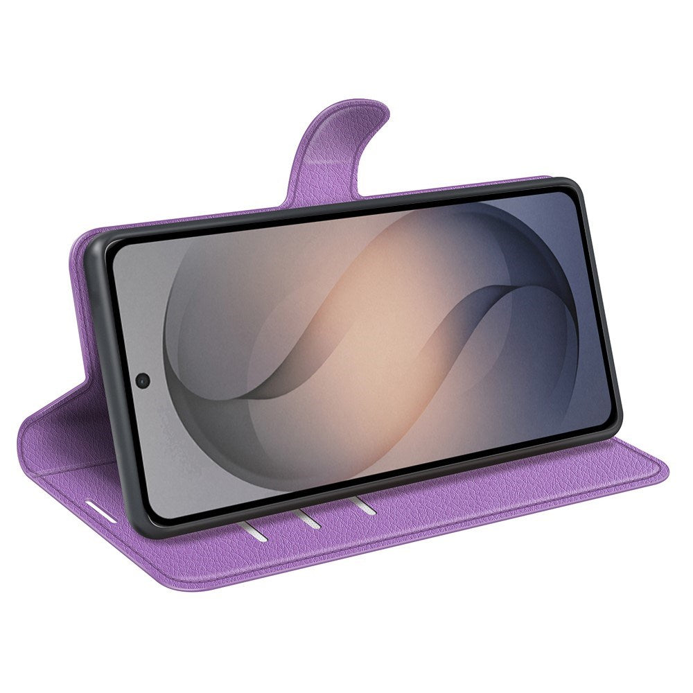Samsung Galaxy S26 FE EIDERWOOD Flip Case with Card Holder & Stand Function - Purple