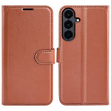Samsung Galaxy S26 FE EIDERWOOD Flip Case with Card Holder & Stand Function - Brown