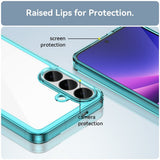 Samsung Galaxy S26 FE EIDERWOOD Hybrid Phone Case - Transparent / Turquoise