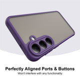 Samsung Galaxy S26 FE EIDERWOOD Mat Hybrid Case - Purple
