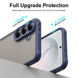 Samsung Galaxy S26 FE EIDERWOOD Mat Hybrid Case - Dark Blue