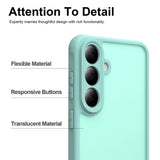 Samsung Galaxy S26 FE EIDERWOOD Mat Hybrid Case - Turquoise