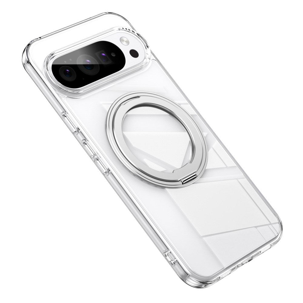 Google Pixel 11 Pro XL EIDERWOOD Hybrid Case with Kickstand - Silver