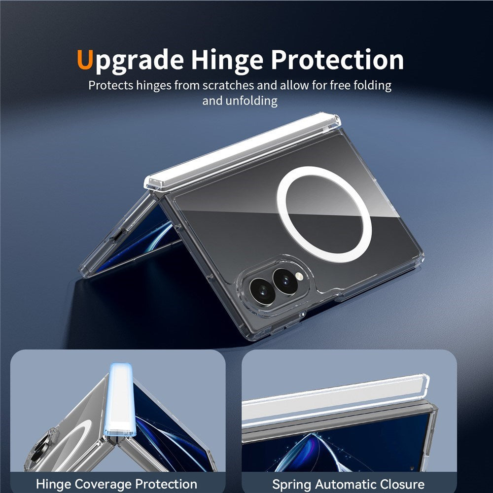 Samsung Galaxy Z Fold8 EIDERWOOD Hybrid All-Around Protection Case - MagSafe Compatible - Transparent