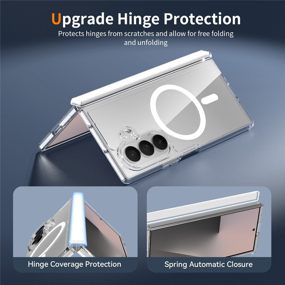 Samsung Galaxy Z Fold8 Ultra EIDERWOOD Hybrid All-Around Protection Case - MagSafe Compatible - Transparent