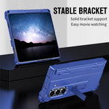 Samsung Galaxy Z Fold8 Ultra EIDERWOOD Rugged Case with Stand Function & Screen Protection - Blue