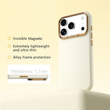 iPhone 18 Pro Max / 17 Pro Max ABEEL Hard Soft-Touch Plastic Case - MagSafe Compatible - Yellow
