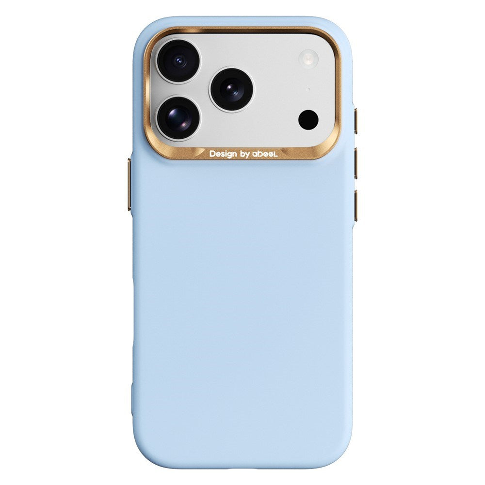 iPhone 18 Pro Max / 17 Pro Max ABEEL Hard Soft-Touch Plastic Case - MagSafe Compatible - Light Blue