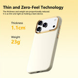 iPhone 18 Pro Max / 17 Pro Max ABEEL Hard Soft-Touch Plastic Case - MagSafe Compatible - Light Blue