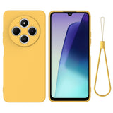 Xiaomi Redmi 17C (4G) EIDERWOOD Silicone Case W. Strap - Yellow