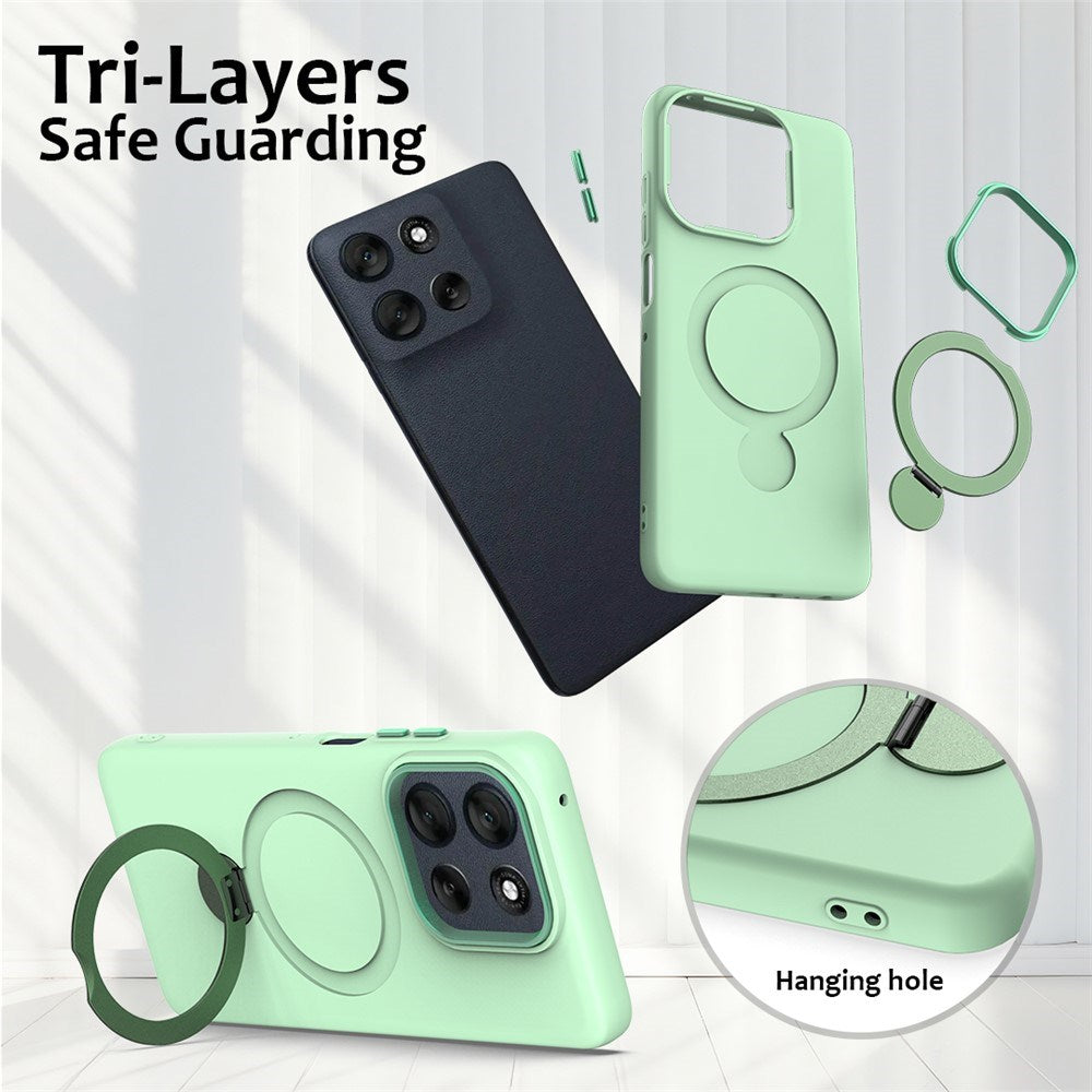 OnePlus Nord 6 / Nord CE6 EIDERWOOD Hybrid Case with Kickstand - MagSafe Compatible - Green