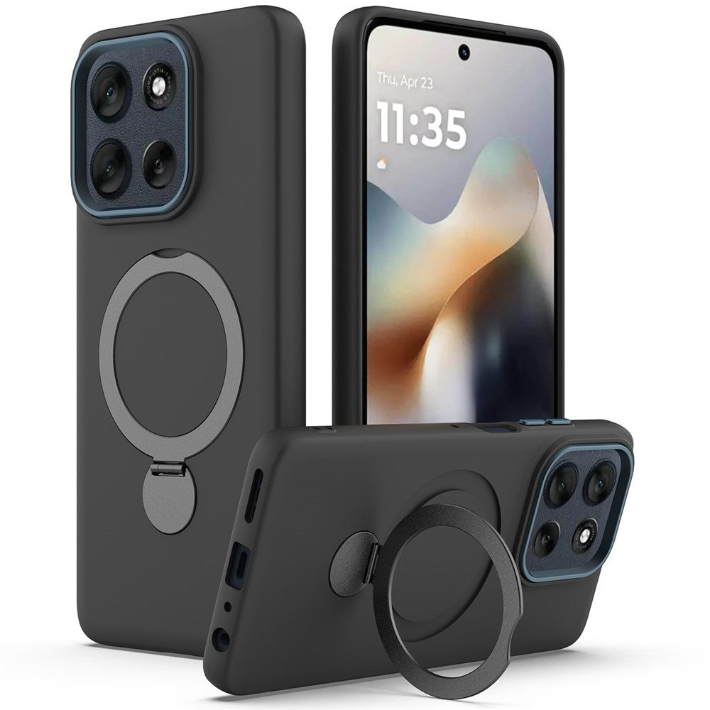 OnePlus Nord 6 / Nord CE6 EIDERWOOD Hybrid Case with Kickstand - MagSafe Compatible - Black