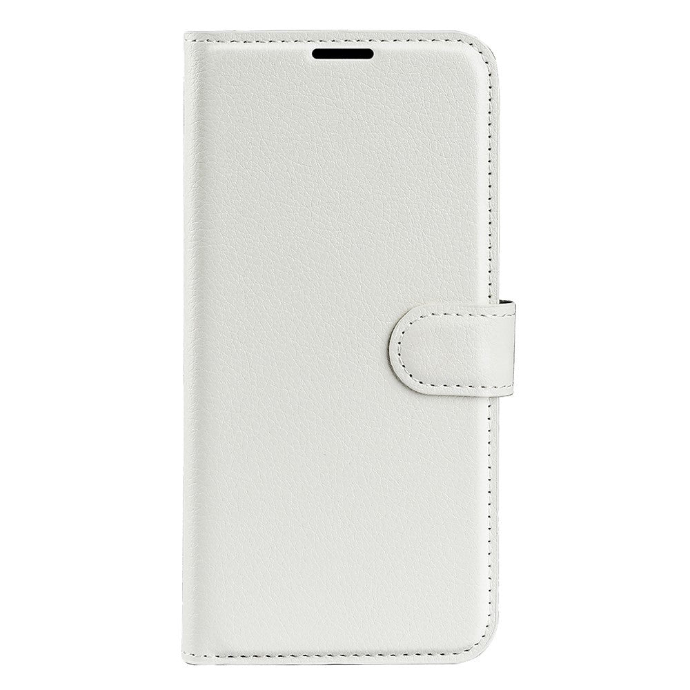 Samsung Galaxy A54 (5G) PU Litchi Leather Wallet Case - White