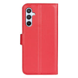 Samsung Galaxy A54 (5G) PU Litchi Leather Wallet Case - Red