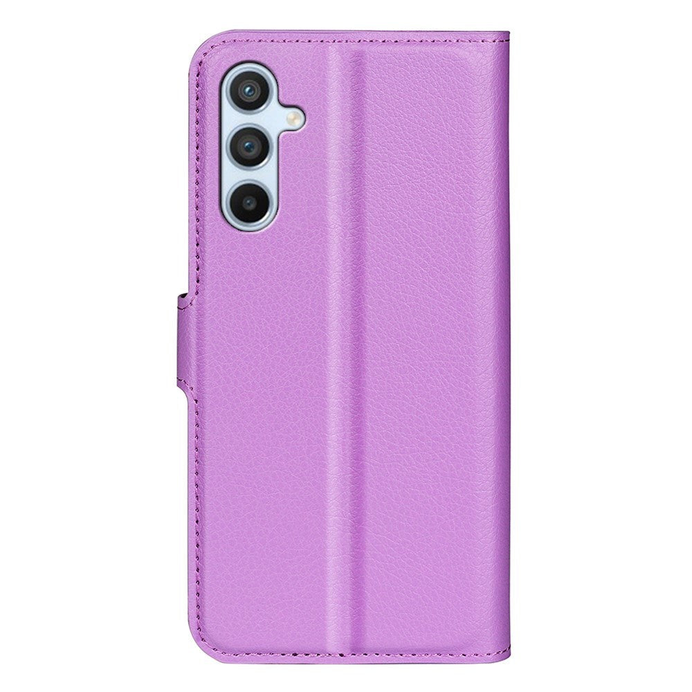 Samsung Galaxy A54 (5G) PU Litchi Leather Wallet Case - Purple