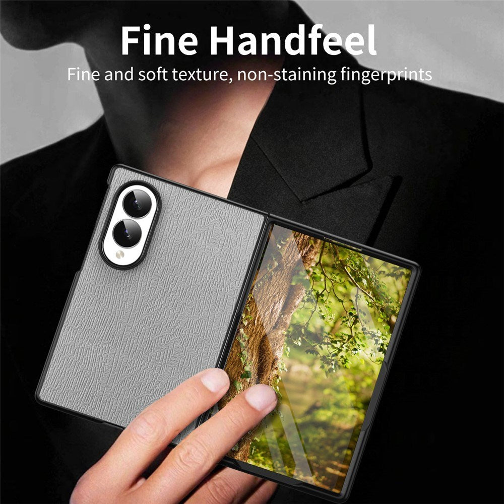 Samsung Galaxy Z Fold8 EIDERWOOD Hybrid Case with Wood Texture - Blue
