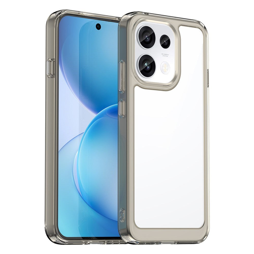 OPPO Reno16 F (5G) EIDERWOOD Hybrid Case - Transparent / Grey