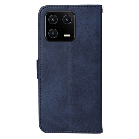 Xiaomi 13 Leather Flip Case with Wallet - Blue