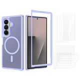Samsung Galaxy Z Fold8 Ultra EIDERWOOD Hybrid Case incl. Screen Protector Set - Purple / Transparent