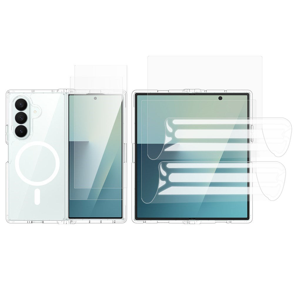 Samsung Galaxy Z Fold8 Ultra EIDERWOOD Case with 2 x Protective Glass & 2 x Protective Film - Transparent