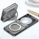 Samsung Galaxy Z Flip8 EIDERWOOD Hard Plastic Case with Stand Function - MagSafe Compatible - Transparent
