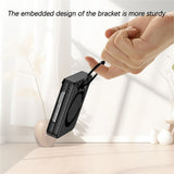 Samsung Galaxy Z Flip8 EIDERWOOD Hard Plastic Case with Stand Function - MagSafe Compatible - Black