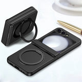 Samsung Galaxy Z Flip8 EIDERWOOD Hard Plastic Case with Stand Function - MagSafe Compatible - Black