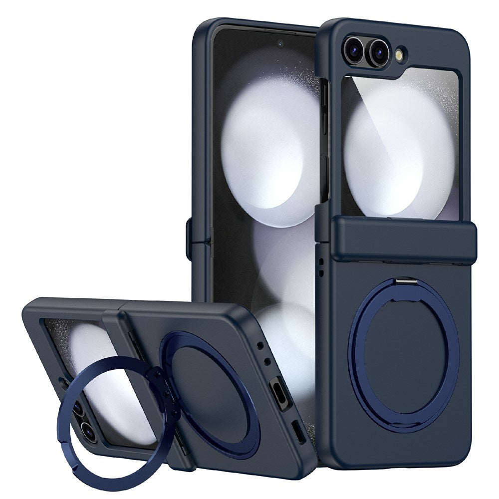 Samsung Galaxy Z Flip8 EIDERWOOD Hard Plastic Case with Stand Function - MagSafe Compatible - Blue