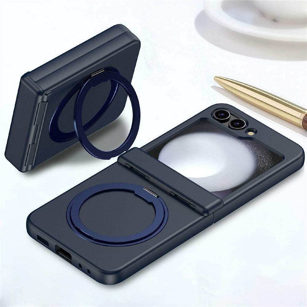 Samsung Galaxy Z Flip8 EIDERWOOD Hard Plastic Case with Stand Function - MagSafe Compatible - Blue