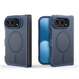 iPhone Fold DUX DUCIS Yind Series Hybrid Case - MagSafe Compatible - Matte Blue