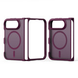 iPhone Fold DUX DUCIS Yind Series Hybrid Case - MagSafe Compatible - Matte Red