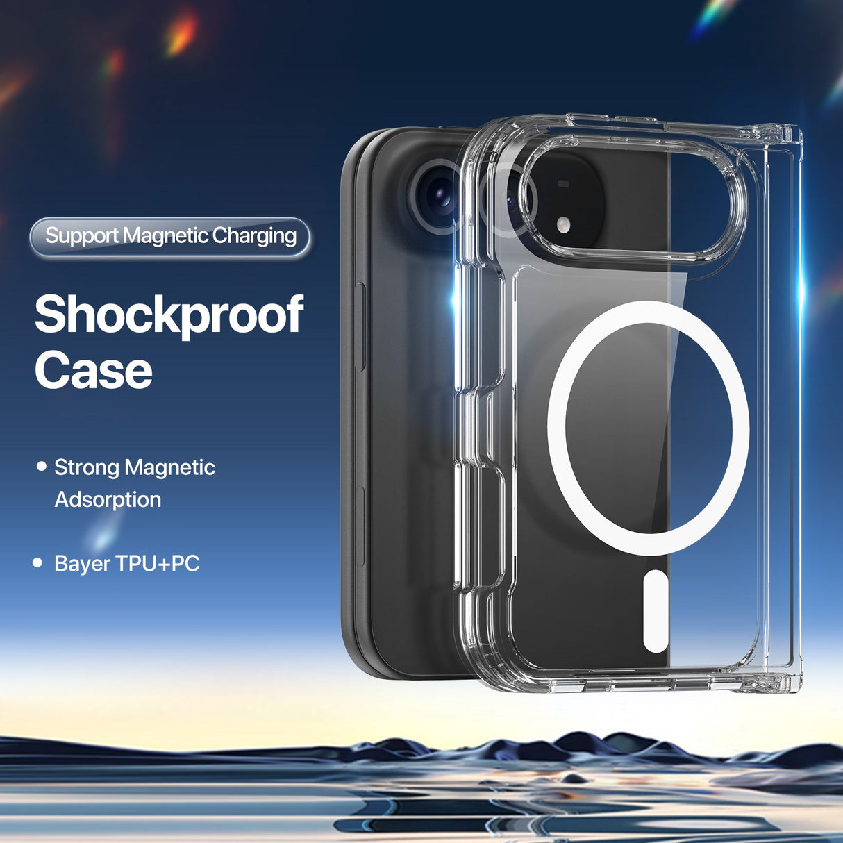 iPhone Duo DUX DUCIS Clin Series Hybrid Case - MagSafe Compatible - Transparent