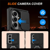 Samsung Galaxy Z Fold8 Ultra / Fold7 EIDERWOOD Hybrid Cover med 360° Rotatable Kickstand & Camera Protection - MagSafe Compatible - Black