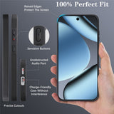 Google Pixel 11 / 11 Pro EIDERWOOD Case with Carbon Structure - MagSafe Compatible - Black