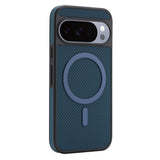 Google Pixel 11 / 11 Pro EIDERWOOD Case with Carbon Structure - MagSafe Compatible - Blue