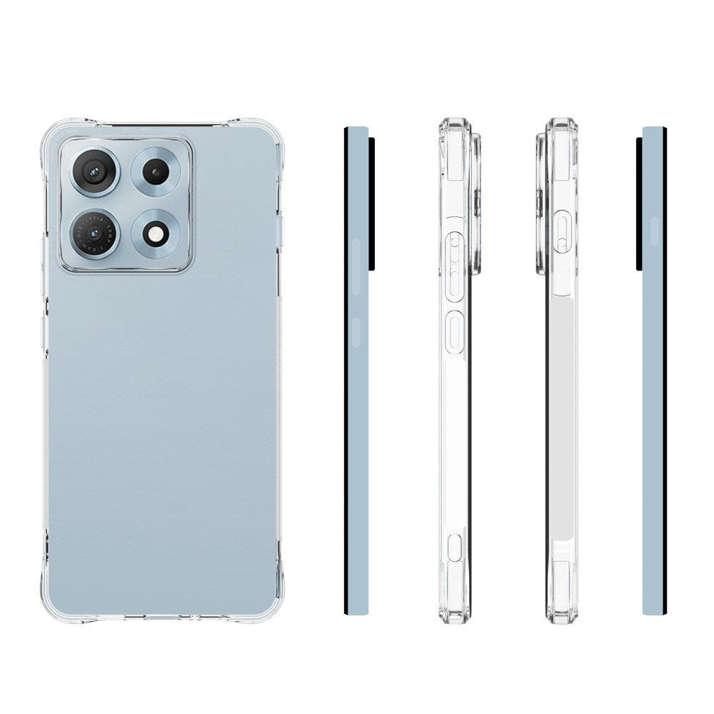 Motorola Edge 70 Max EIDERWOOD Flexible Plastic Case with Shock-Absorbing Corners - Transparent