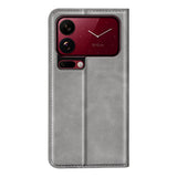 Xiaomi 18 Pro Max EIDERWOOD Artificial Leather Flip Case with Wallet and Stand Function - Grey